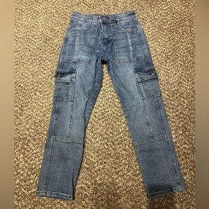 KanCan Denim Cargo Pants